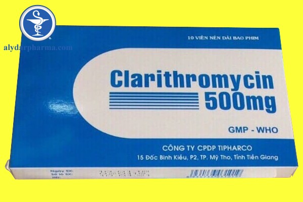 Clarithromycin là thuốc kháng sinh có tác dụng kìm khuẩn và diệt khuẩn.