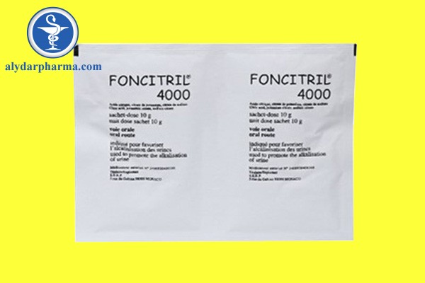 Chỉ định của thuốc Foncitril 4000 