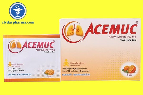 Tương tác thuốc khi sử dụng Acemuc