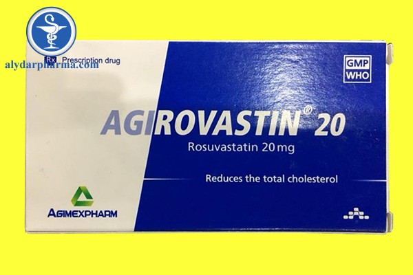 Agirovastin 20 có tác dụng tăng cholesterol máu nguyên phát