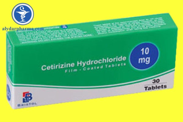 Cetirizin hydroclorid được chỉ định điều trị triệu chứng viêm mũi dị ứng.