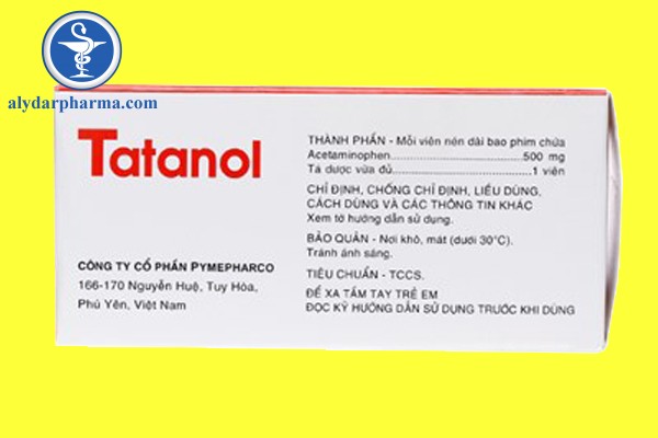 Chống chỉ định của thuốc Tatanol 500mg