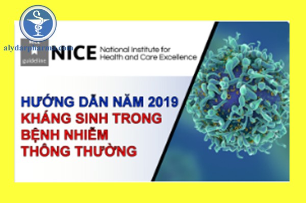 Cập nhật hướng dẫn sử dụng kháng sinh trong các bệnh nhiễm thông thường của NICE 2019