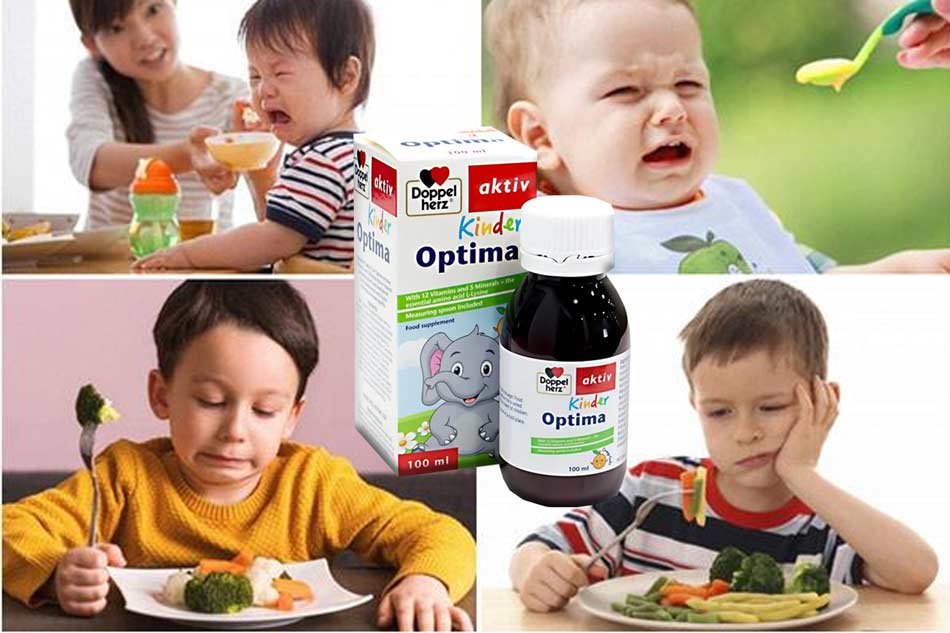 Kinder optima cung cấp dưỡng chất cho trẻ biếng ăn, suy dinh dưỡng,...