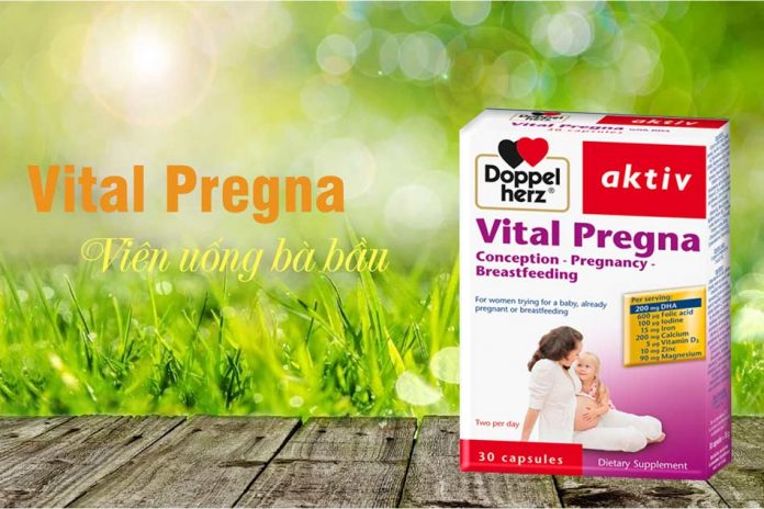 Doppelherz Vital Pregna thực phẩm chức năng cho bà bầu đến từ Đức