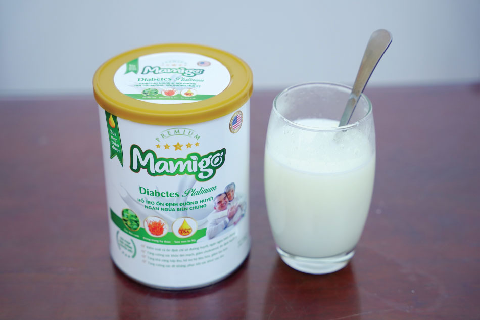 Tôi duy trì uống 3 cốc sữa tiểu đường thảo dược Mamigo mỗi ngày