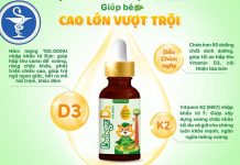 Bí quyết trẻ đạt chiều cao tối đa với dầu chùm ngây D3K2 Babego từ Đức
