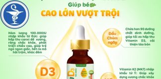Bí quyết trẻ đạt chiều cao tối đa với dầu chùm ngây D3K2 Babego từ Đức