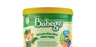 Sữa non thảo dược chùm ngây Babego