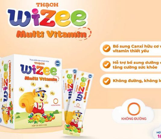 Thạch Wizee Multi Vitamin giúp bổ sung các vitamin, giúp tăng cường sức khỏe, tăng sức đề kháng