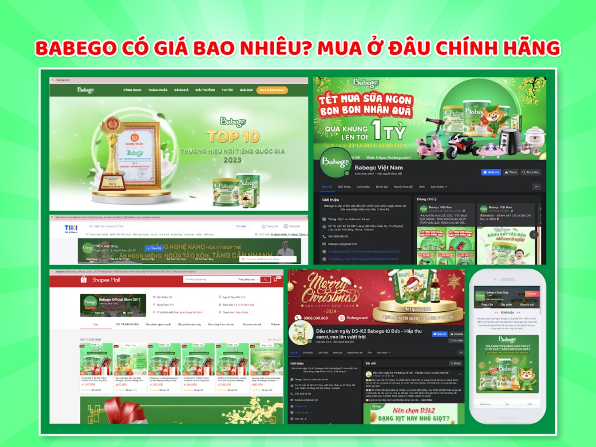 D3K2 Babego mua ở đâu?